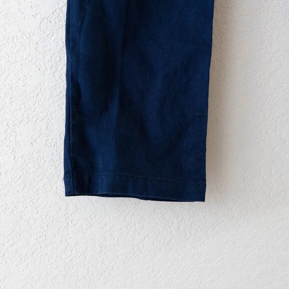 Old Navy Boys Navy Blue Straight Pants Sz 12 Built-In Flex Uniform School Chinos - Picture 5 of 8